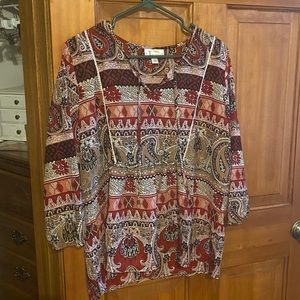 Women’s  Tanzara patterned blouse